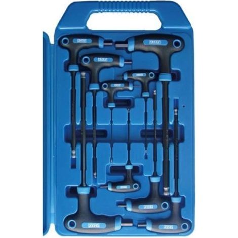 BGS TECHNIC Jeu de clés hexagonales en T, 9 pièces (1/6)