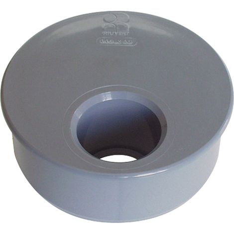 Tapón reductor PVC para tuberías - RIUVERT Medidas: 90-40 mm (1/2)