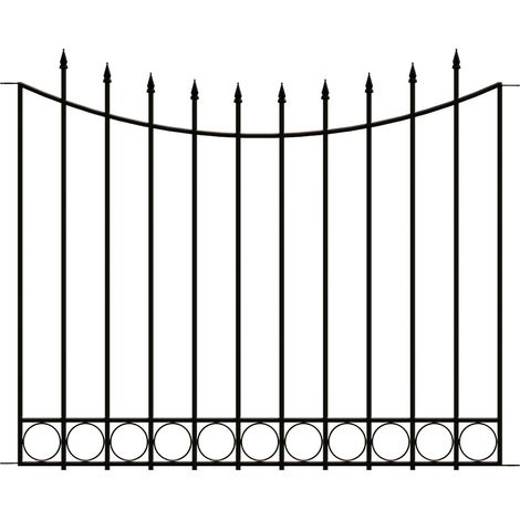 Dekor Zaunmatte Wave 1250x1025 mm, anthrazit