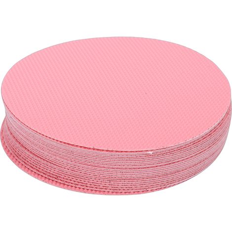 24 Autocollants Antidérapants Douche PEVA pour Sol Salle de Bain Baignoire Escalier Rose (1/5)