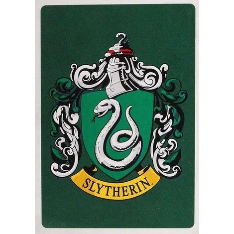 Magnete di Harry Potter con lo stemma di Serpeverde