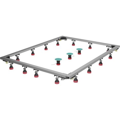 Breuer Einbaurahmen 700-1200x700-1800mm zur Befestigung von Lite Line Duschwannen (1/2)