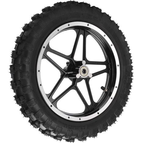 Pneu avant en caoutchouc 2.5-10in adapté pour mini moto cross 47cc 49cc 2 temps (1/5)