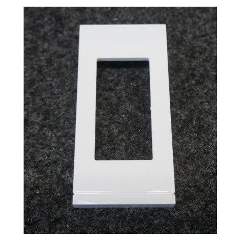 Plaque de finition 1 module Gallery - Blanc Pure - WXP0001 - Hager