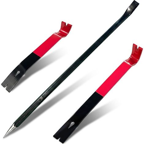 Jeu de leviers 3 pieces acier trempe arrache clous (1/5)