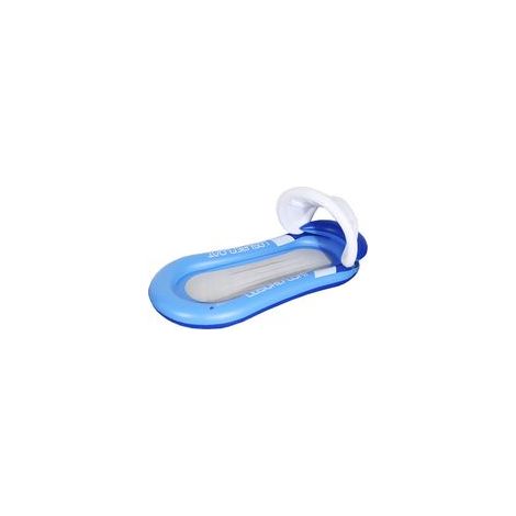 Matelas gonflable hamac d'eau pour piscine, été, bleu, 160 x 90 cm – (1/4)