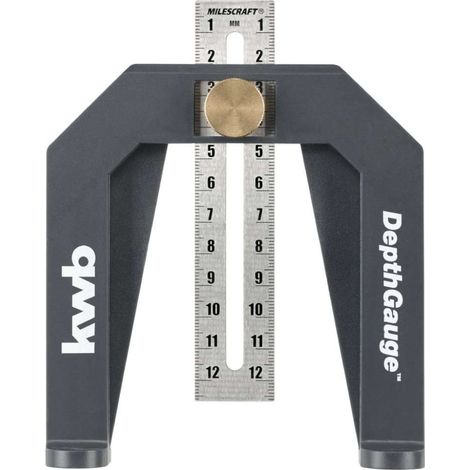 Herramienta de medición kwb Calibrador profundidad negro 100 mm (1/2)