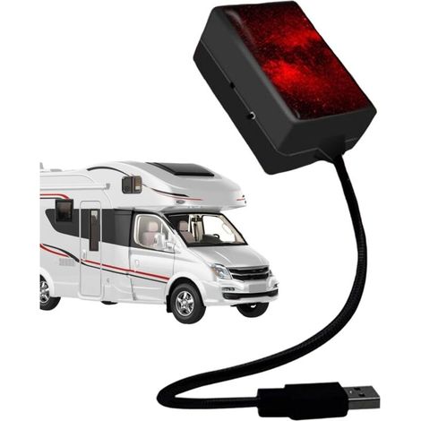LED-Sternenprojektor-Nachtlicht, USB-Sternenprojektor-Nachtlicht – Romantisches Sternenlicht für das Autodach, Flexible Stimmungsleuchte für Auto, Schlafzimmer, Wohnzimmer (1/4)