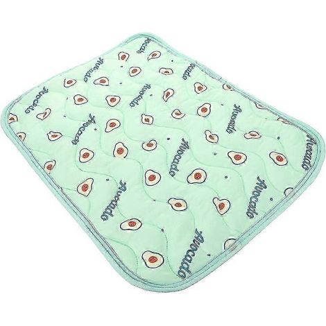 Tapis rafraîchissant pour chats et chiens, motif avocat, idéal pour la maison, la voiture et l'extérieur (1 pièce) (1/5)