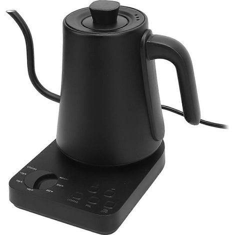 Elektrischer Schwanenhalskessel, 1000 ml, 1200 W, 5 Temperaturstufen, schnelle und präzise Erwärmung, US-Stecker. (1/5)