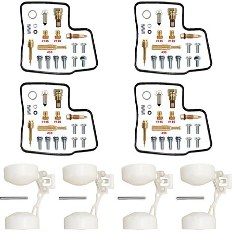 Kit de réparation de carburateur pour VF1000F SC15 1984-1986 1000 cm³ à flotteur  Kit de base  Compatible avec VF1000F SC15  moteur V4  gicleurs en laiton  joints en nitrile  pièces en POM  résistant  (1/3)