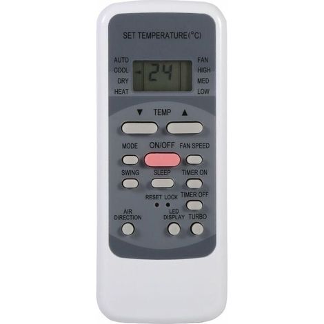 Télécommande pour Climatiseur Série R51 R51/E R51/CE R51M/CE R51D/E R51M/BGE R51M/BGE, Horloge Intégrée et Minuterie ON/OFF (1/4)
