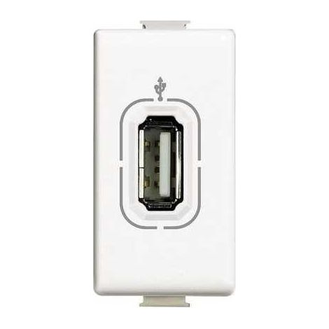 Am4285 Prise Connecteur USB Couleur Blanche Matix