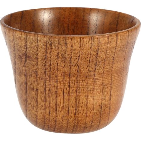 1 Tasse en bois naturel, teinture écologique, pour thé café vin eau, usage quotidien durable (1/5)