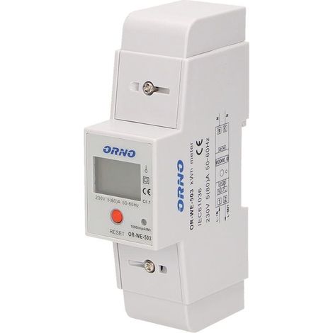 1-FAZOWY WSKAŹNIK ZUŻYCIA ENERGII 80A - ON-WE-503 (1/5)