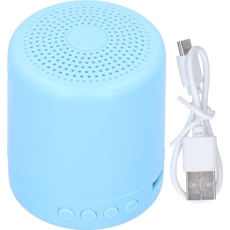 Enceinte Bluetooth Portable Mini Extérieure - Haut-parleur Puissant avec USB, Carte Mémoire et FM Bleu (1/5)