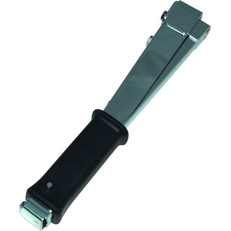 Dimos – Marteau agrafeur 195420 – Acier – Agrafes 10 mm – Fixation rapide pour ossature et bardage – Prise en main souple antidérapante