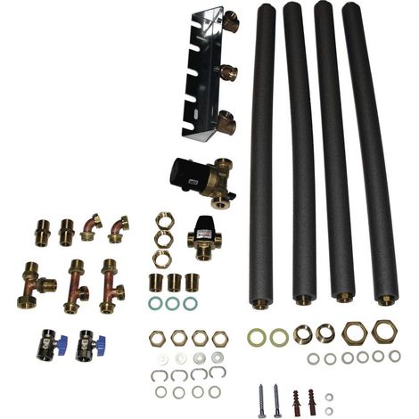Wolf Anschluss-Set Warm-/Kaltwasser für CSZ-2, 7701136