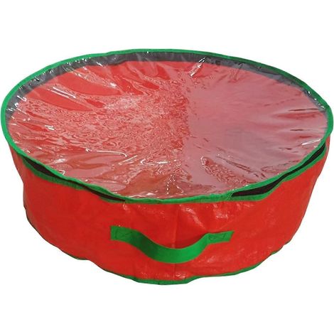 Schutz für künstliche Weihnachtsblumengirlanden-Red 60x18cm (1/5)
