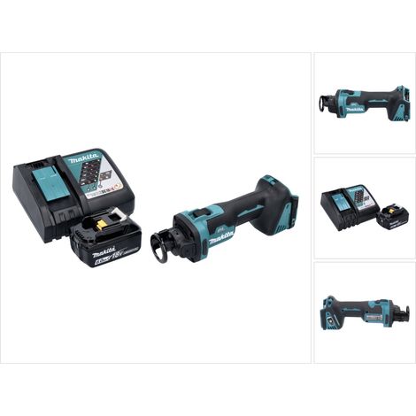 Makita DCO 181 RG1 Akku Rotationsschneider 18 V 32000 U/min Brushless + 1x Akku 6,0 Ah + Ladegerät