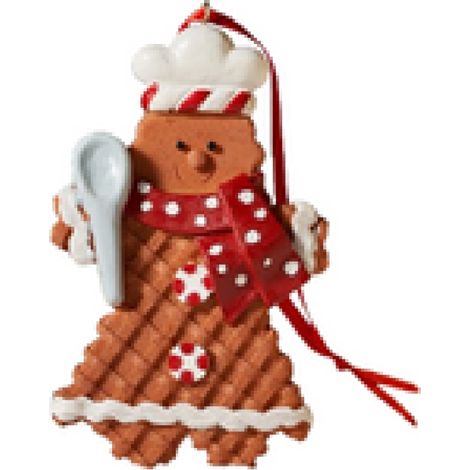 Irovami Décoration de cheminée en pain d'épice - Bonhomme en pain d'épice (cuillère) (1/2)