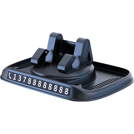 de numéro de stationnement, Rangement créatif, de numéro Rotatif, 3 en 1, Support de Voiture, décoration de Voiture, Support de Tableau de Bord, adhésif Multifonction Stable, Accessoire (1/5)