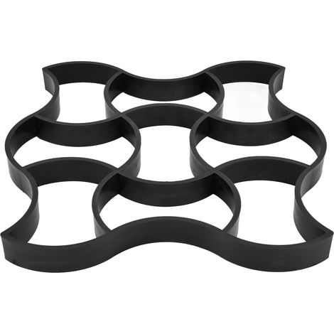 Moule à pavés à motif irrégulier, résistant à l'usure, unique, 50 x 50 cm, moule à pavés en ciment pour jardin et cour (1/5)