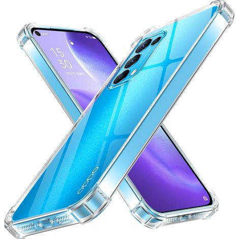 Coque pour Oppo Find X3 Lite 5G,Ultra Fine Transparent Étui de Protection en Antichoc Silicone Clair Mince Souple TPU avec Anti-Jaunissement HD Clair Housse pour Oppo Find X3 Lite 5G 6.43" (1/5)