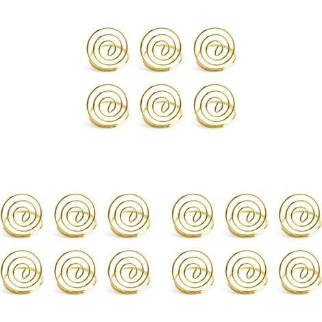 Lot de 3 porte-numéros cœur inox – pinces menu pour mariage et maison