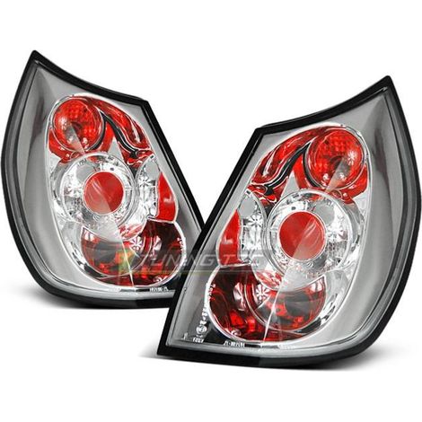 Paire de feux arriere Renault Scenic 03-06 chrome-27336272 (1/2)