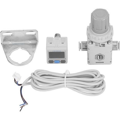 Luftdruckregler mit Halterung, Digitalanzeige, 8-mm-5/16-Zoll-Pneumatik-Vakuumregelventil (1/5)
