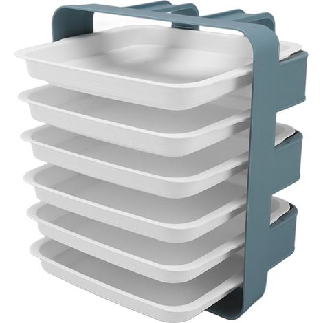 Plateau de service rectangulaire en ABS avec support pour la cuisine. (1/5)