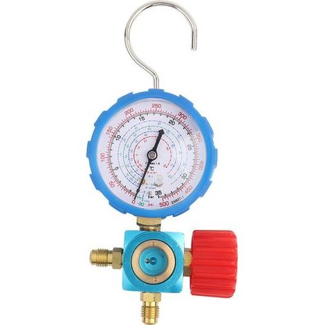 Manomètre de climatisation à caractéristiques stables de 500 psi, manomètre de collecteur, pour R12, R22, R502, R410 (1/5)