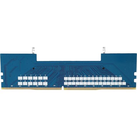 Adaptador de conexión para tarjetas de memoria RAM DDR4 SODIMM a DIMM profesionales para ordenadores de sobremesa (1/5)