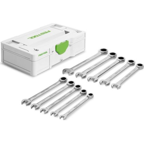 Festool 578117 SYS3 S 76-RRS-Set Ring Ratchet Spanner Set