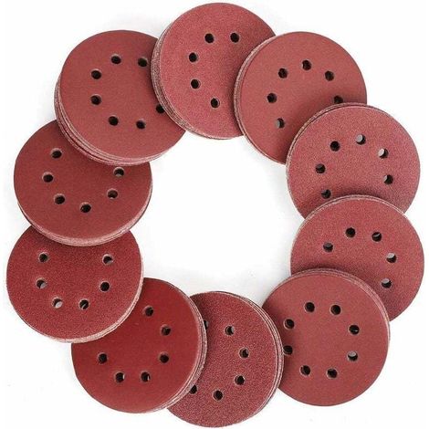 100 Stück 125 mm Schleifscheiben, Körnung 40800 – Schleifen/Polieren/Rostentfernung