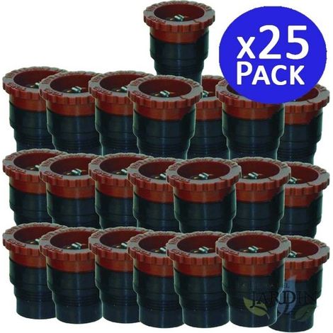 Set di 25 Ugello Toro T-VAN12 per diffusori di irrigazione da 3,7 m, ugello con filettatura maschio, angolo regolabile