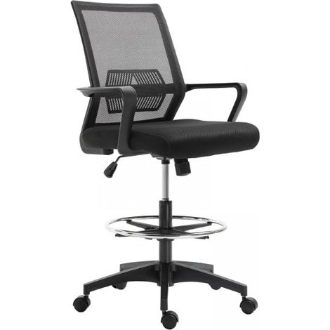 Fauteuil de bureau assise haute Igor Noir (1/5)