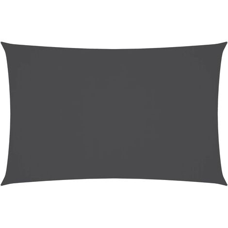Voile de parasol,Voile d'ombrage,Toile d'ombrage tissu oxford rectangulaire 5x8 m anthracite CFW71619 (1/5)