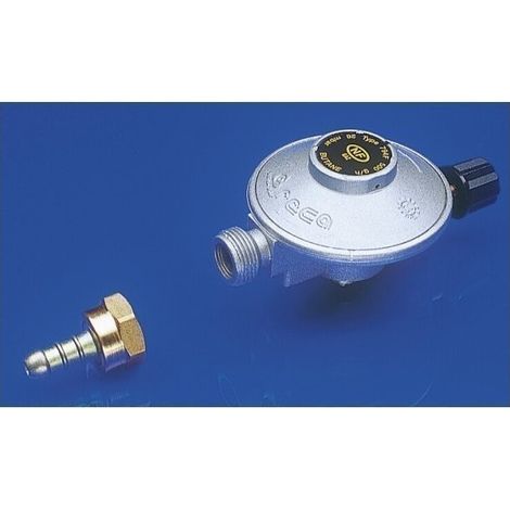 Détendeur basse pression Camping avec raccord tétine - Butane - sortie M 20x150 - Favex (1/2)