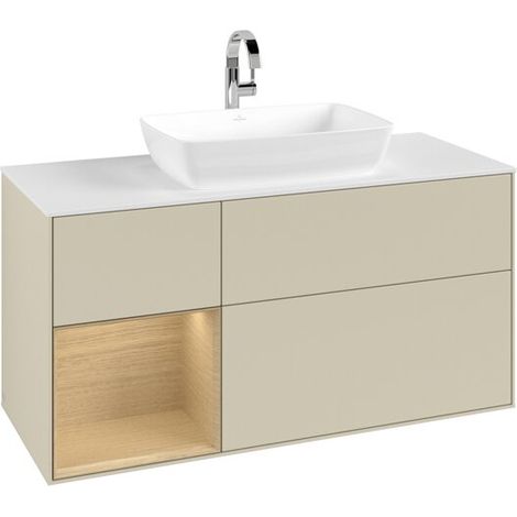 Villeroy & Boch F821PCHJ Meuble sous-lavabo Finion F82 (1/3)