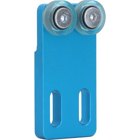 Roue auxiliaire à plaque étroite bleue pour plaqueuse de chants, empêchant les déviations d'alimentation accessoires pour plaqueuse de chants : 2 roues (1/5)