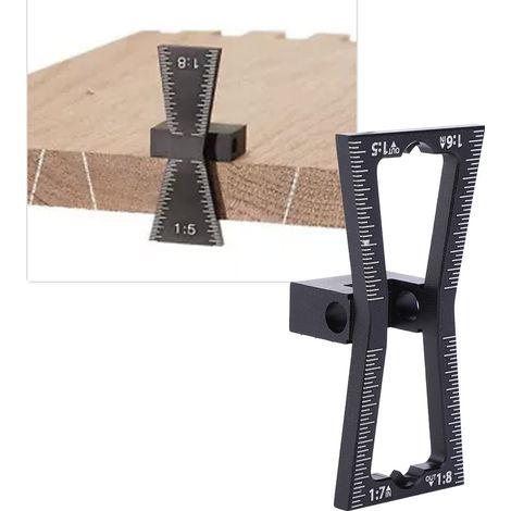 Anreißnadel aus Aluminium für Schwalbenschwanzverbindungen, Markierungswerkzeug, Holzbearbeitungswerkzeug (1/5)