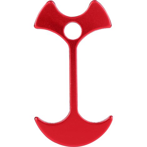 Piquet De Tente En Alliage D Aluminium Réglable - Design En Arête De Poisson - Pour Cordes De 8mm - Lot De 4 (1/5)