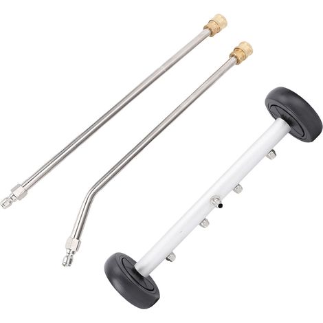 Nettoyeur de dessous de voiture avec lance d'extension 17,7 pouces nettoyeur haute pression sous véhicule pour auto camion SUV remorque noir (1/5)