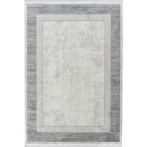 Tapis gris motifs géométriques – 120x180 cm ISTANBUL (1/5)