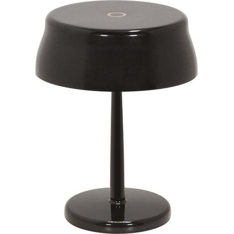Zafferano SISTER LIGHT MINI Wi-fi Lampada a led smart da tavolo Nero Perlato ricaricabile e dimmerabile (1/5)