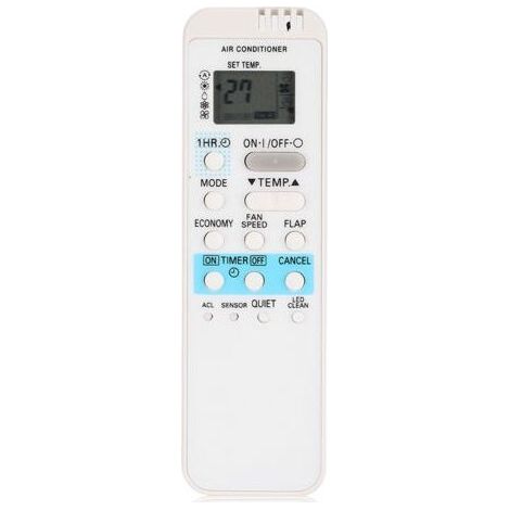 Accessoire de télécommande de contrleur de climatiseur blanc Durable ABS pour Sanyo AX1/3 sans batterie