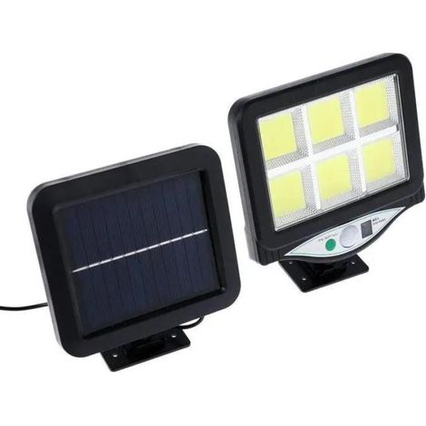 Lampe solaire murale à induction, petite lampe de rue à télécommande divisée, lampe de cour extérieure à induction, applique murale solaire (1/5)