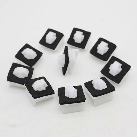 15 clips de moulure latérale de bas de caisse 91514-SYP-003 pour Honda Fit 2009-2013 (1/5)